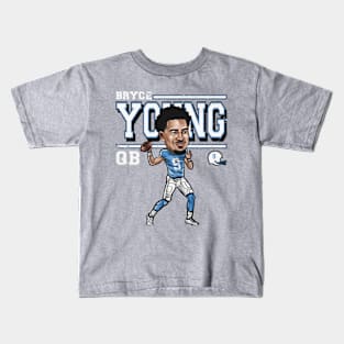 Bryce Young Carolina Cartoon Kids T-Shirt